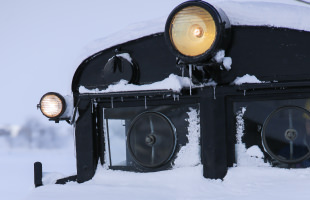 雪のラッセル君